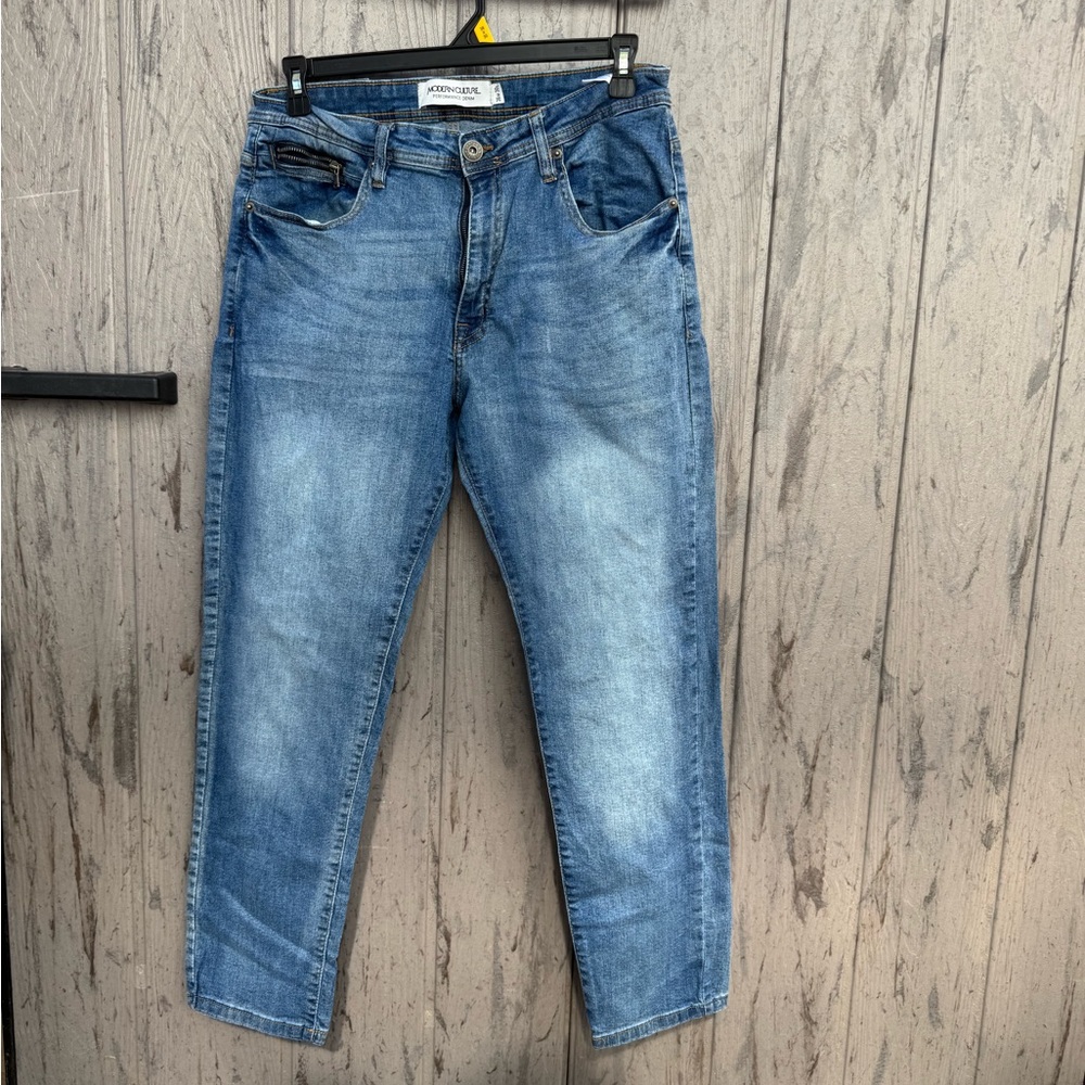 Men's Slim Fit Blue Jeans